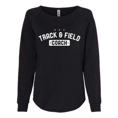 Track Field Coach Vintage Track Field Womens California Wash Sweatshirt