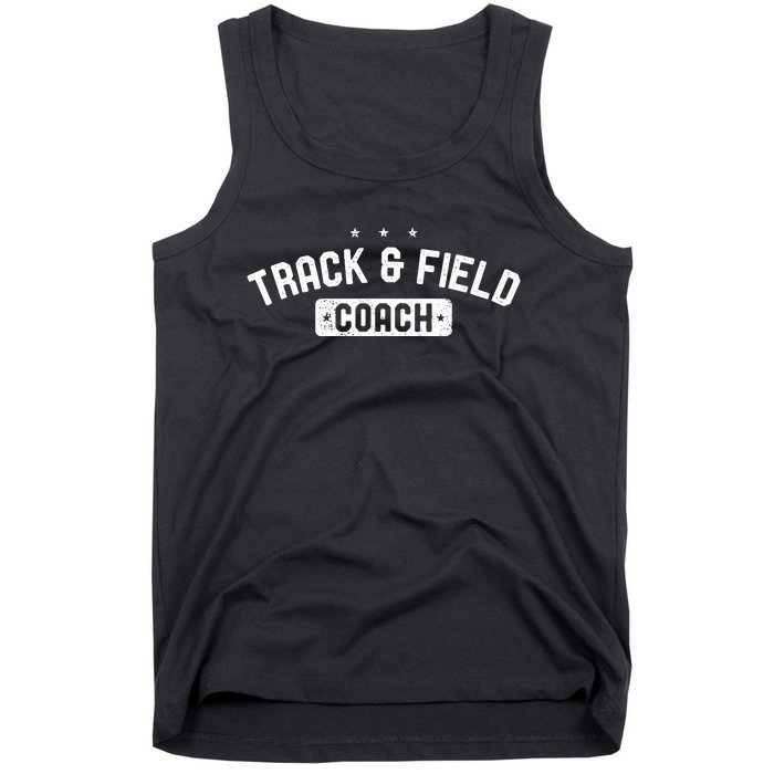 Track Field Coach Vintage Track Field Tank Top