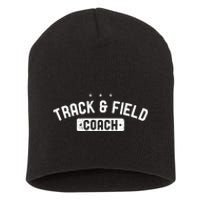 Track Field Coach Vintage Track Field Short Acrylic Beanie