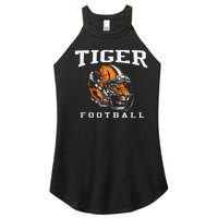 Tiger Football Cool Tiger Mascot Football Women's Perfect Tri Rocker Tank