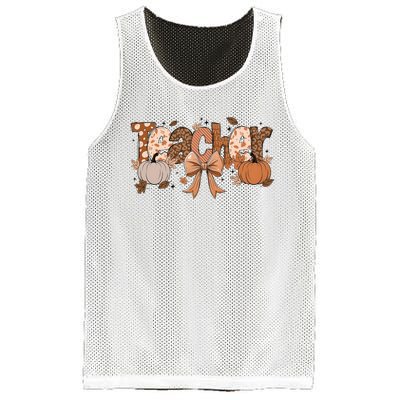 Teacher Fall Coquette Cute Matching Team Gift Idea Mesh Reversible Basketball Jersey Tank