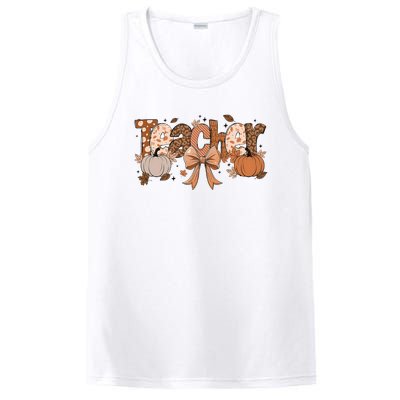 Teacher Fall Coquette Cute Matching Team Gift Idea PosiCharge Competitor Tank