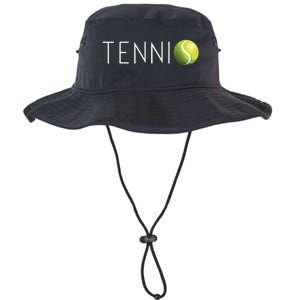 Tennis For Cool Text Tennis Ball Legacy Cool Fit Booney Bucket Hat