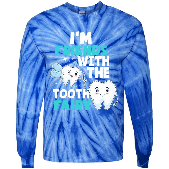 Tooth Fairy Dental Assistant Hygienist Pediatric Dentist Meaningful Gift Tie-Dye Long Sleeve Shirt