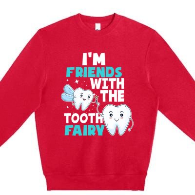 Tooth Fairy Dental Assistant Hygienist Pediatric Dentist Meaningful Gift Premium Crewneck Sweatshirt