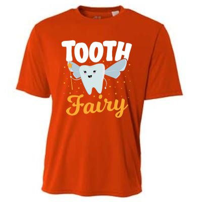 Tooth Fairy Dentist Dental Tooth Fairy Gift Cooling Performance Crew T-Shirt