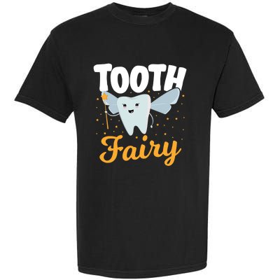 Tooth Fairy Dentist Dental Tooth Fairy Gift Garment-Dyed Heavyweight T-Shirt