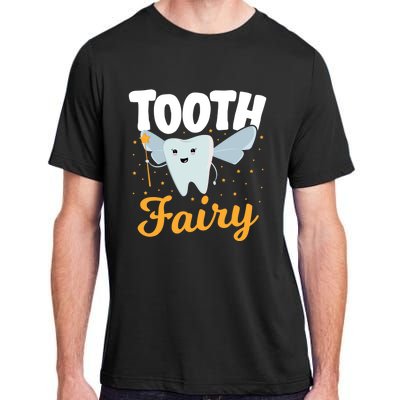 Tooth Fairy Dentist Dental Tooth Fairy Gift Adult ChromaSoft Performance T-Shirt