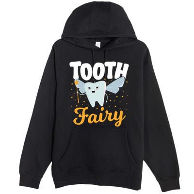 Tooth Fairy Dentist Dental Tooth Fairy Gift Premium Pullover Hoodie