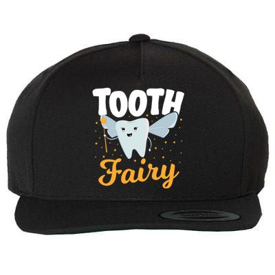 Tooth Fairy Dentist Dental Tooth Fairy Gift Wool Snapback Cap