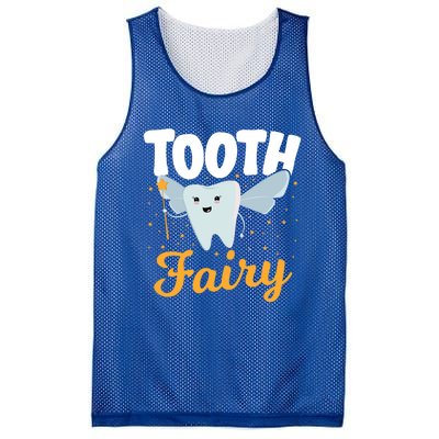 Tooth Fairy Dentist Dental Tooth Fairy Gift Mesh Reversible Basketball Jersey Tank