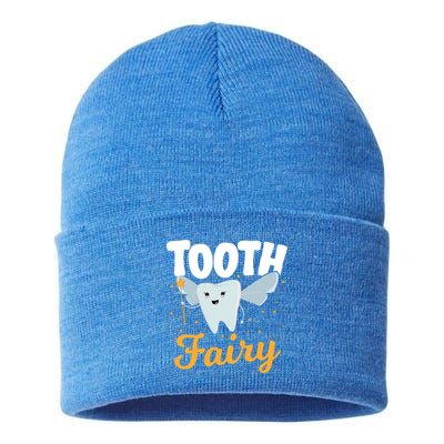 Tooth Fairy Dentist Dental Tooth Fairy Gift Sustainable Knit Beanie