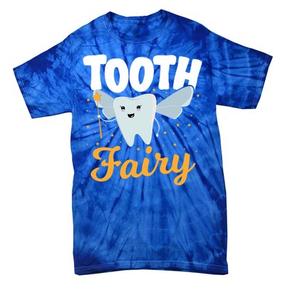 Tooth Fairy Dentist Dental Tooth Fairy Gift Tie-Dye T-Shirt