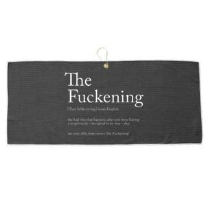 The Fuckening Definition Noun English The Bad Shit Large Microfiber Waffle Golf Towel