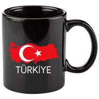 Turkey Flag Design Turkish Flag Turkey Map Harita TüRkiye 11oz C Handle Ceramic Mug