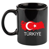 Turkey Flag Design Turkish Flag Turkey Map Harita TüRkiye 11oz C Handle Ceramic Mug
