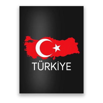 Turkey Flag Design Turkish Flag Turkey Map Harita TüRkiye Poster