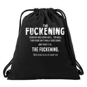 The Fuckening Definition Drawstring Bag