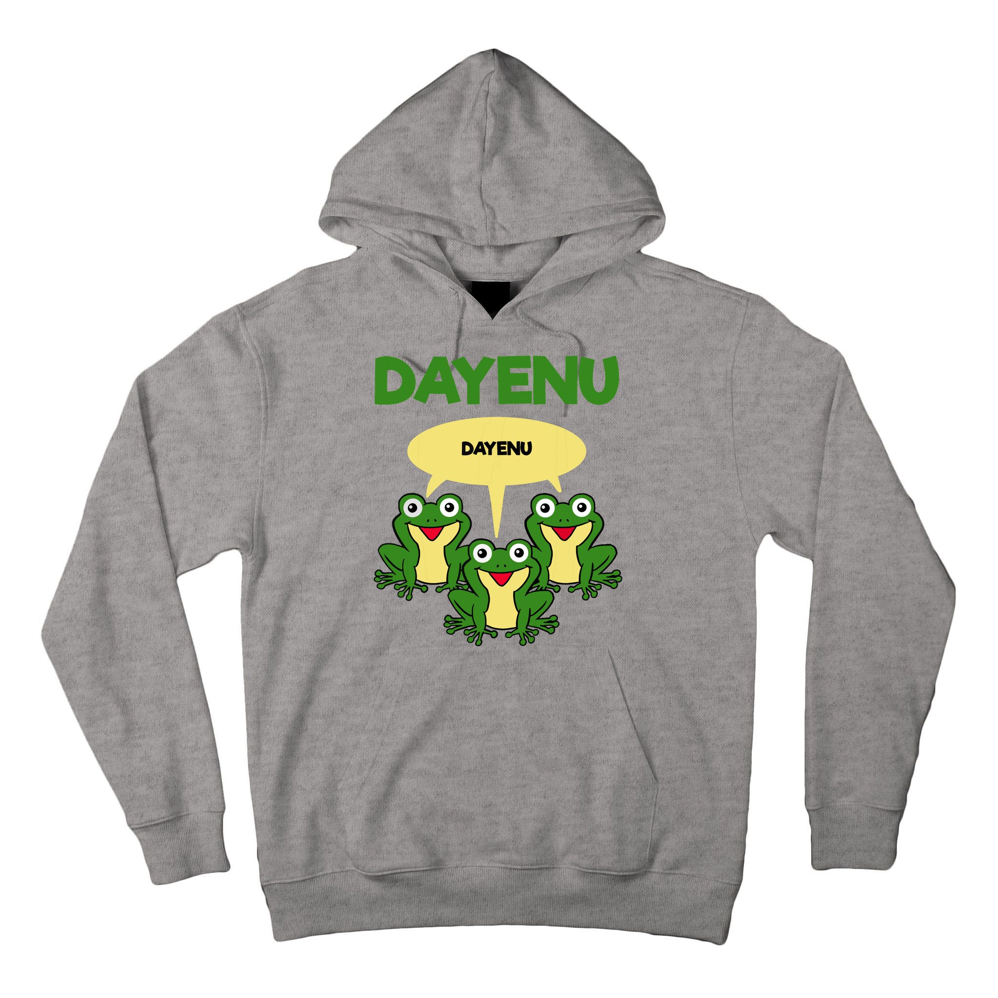 Three Frogs Dayenu Funny Pesach Passover Tall Hoodie