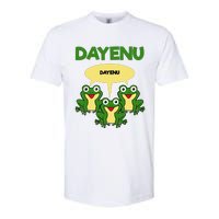 Three Frogs Dayenu Funny Pesach Passover Softstyle CVC T-Shirt