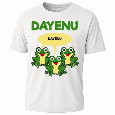 Three Frogs Dayenu Funny Pesach Passover Performance Shirt