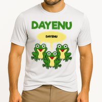 Three Frogs Dayenu Funny Pesach Passover Cooling Performance Crew T-Shirt
