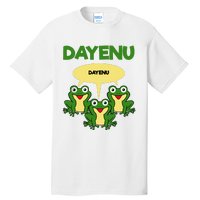 Three Frogs Dayenu Funny Pesach Passover Tall T-Shirt