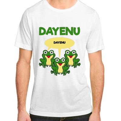 Three Frogs Dayenu Funny Pesach Passover Adult ChromaSoft Performance T-Shirt