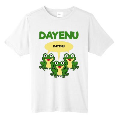 Three Frogs Dayenu Funny Pesach Passover Tall Fusion ChromaSoft Performance T-Shirt