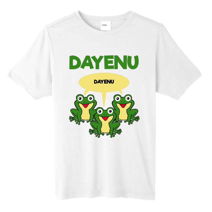 Three Frogs Dayenu Funny Pesach Passover Tall Fusion ChromaSoft Performance T-Shirt