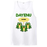 Three Frogs Dayenu Funny Pesach Passover PosiCharge Competitor Tank