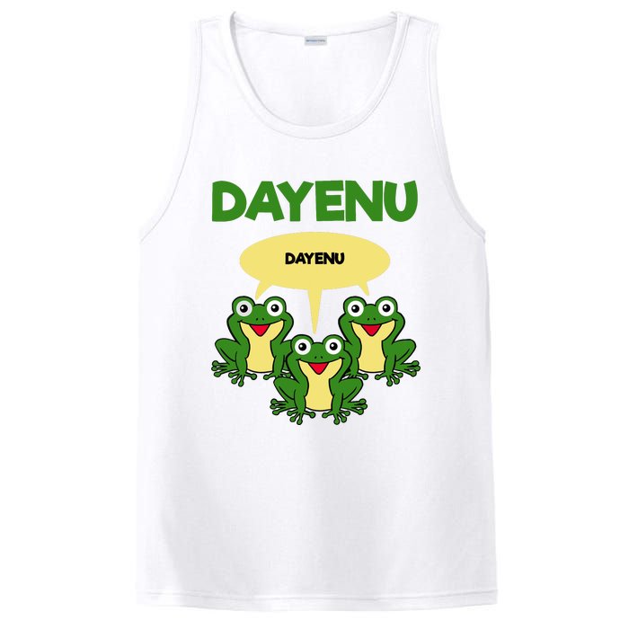 Three Frogs Dayenu Funny Pesach Passover PosiCharge Competitor Tank