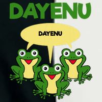 Three Frogs Dayenu Funny Pesach Passover Infant Baby Jersey Bodysuit
