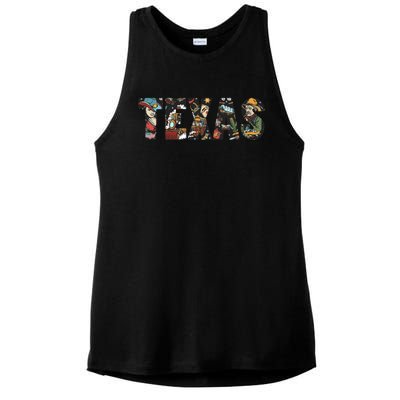 Texas Floral Design Ladies PosiCharge Tri-Blend Wicking Tank