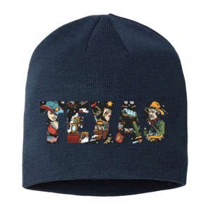 Texas Floral Design Sustainable Beanie