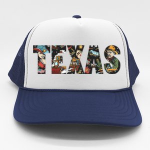 Texas Floral Design Trucker Hat