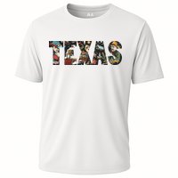 Texas Floral Design Cooling Performance Crew T-Shirt