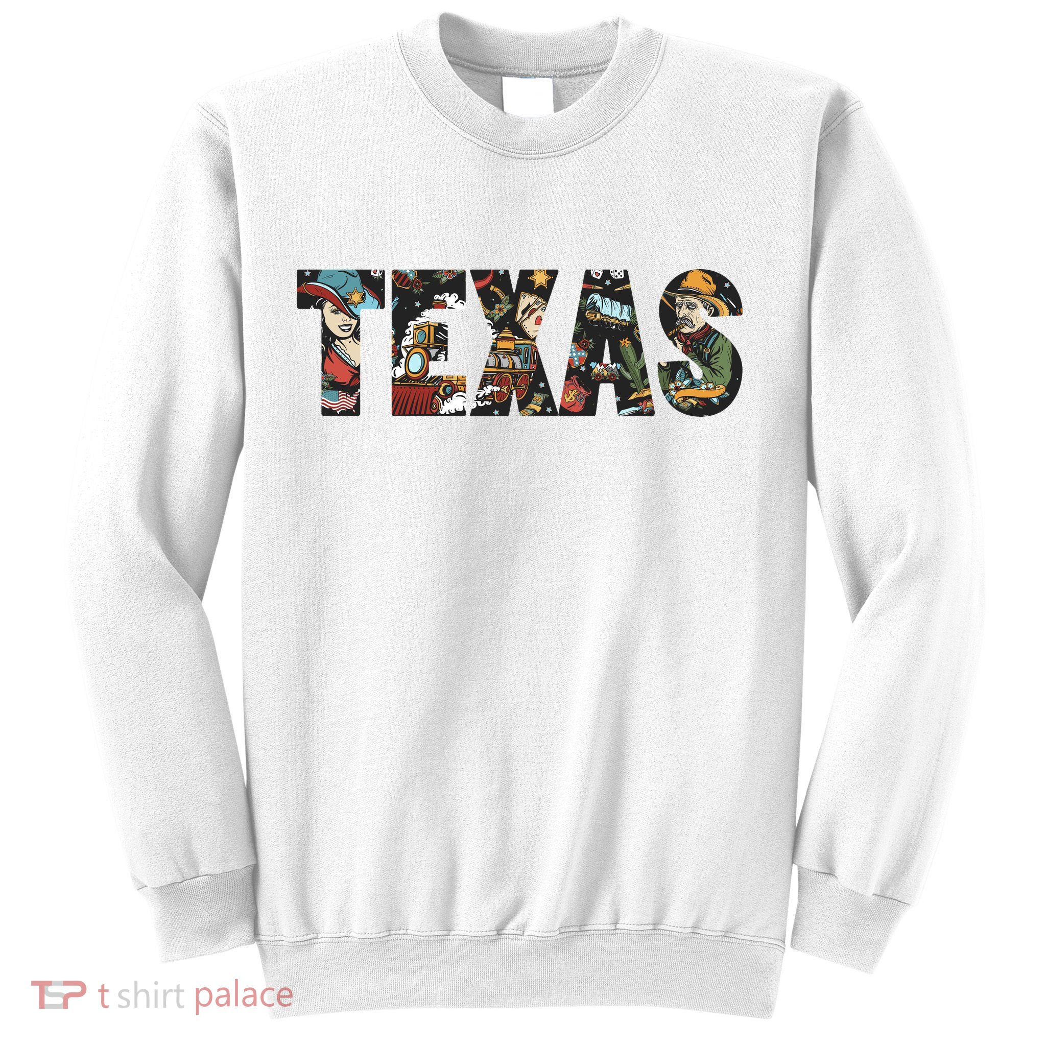 Texas Floral Design Sweatshirt