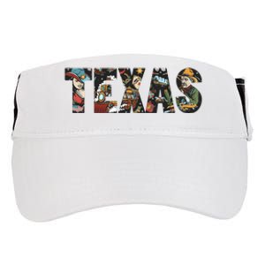 Texas Floral Design Adult Drive Performance Visor