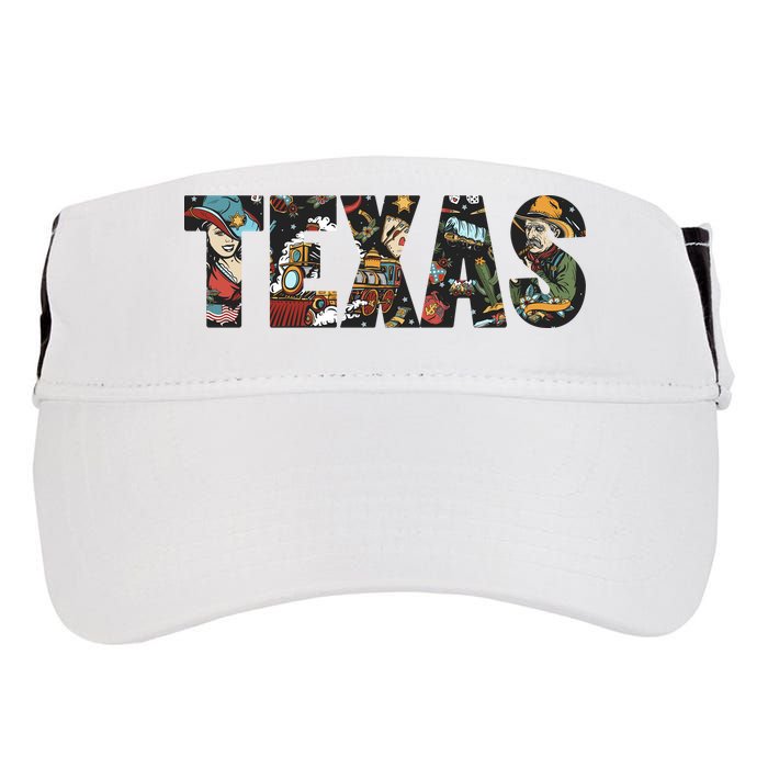 Texas Floral Design Adult Drive Performance Visor