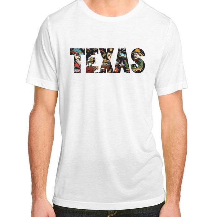 Texas Floral Design Adult ChromaSoft Performance T-Shirt