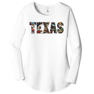 Texas Floral Design Women's Perfect Tri Tunic Long Sleeve Shirt