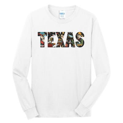 Texas Floral Design Tall Long Sleeve T-Shirt