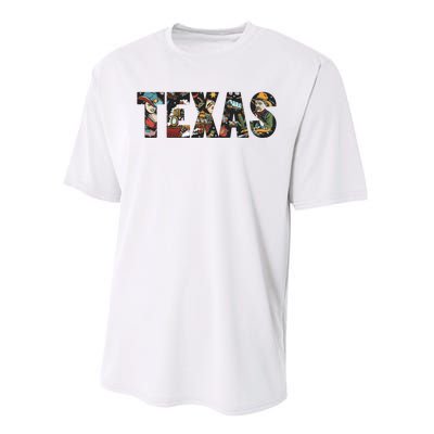 Texas Floral Design Performance Sprint T-Shirt