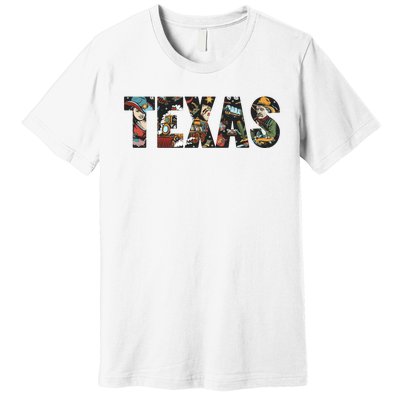 Texas Floral Design Premium T-Shirt