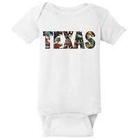 Texas Floral Design Baby Bodysuit