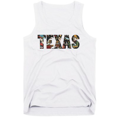 Texas Floral Design Tank Top