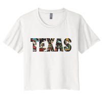 Texas Floral Design Women's Crop Top Tee