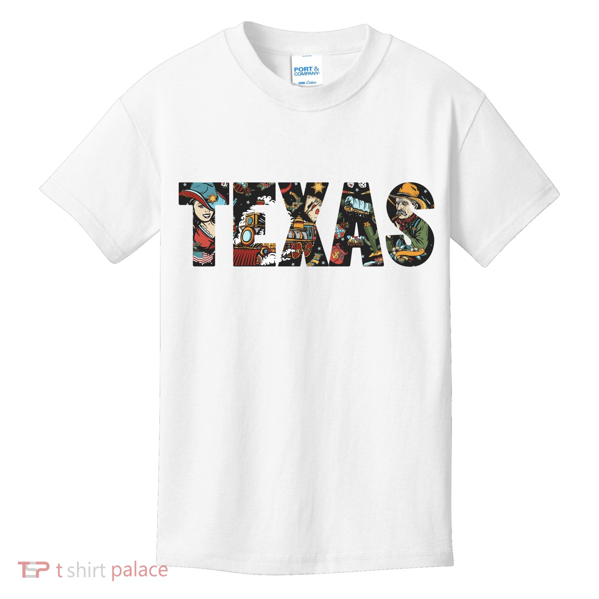 Texas Floral Design Kids T-Shirt