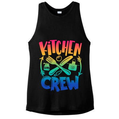 Team Field Day 2022 Back To School Kitchen Crew Ladies PosiCharge Tri-Blend Wicking Tank